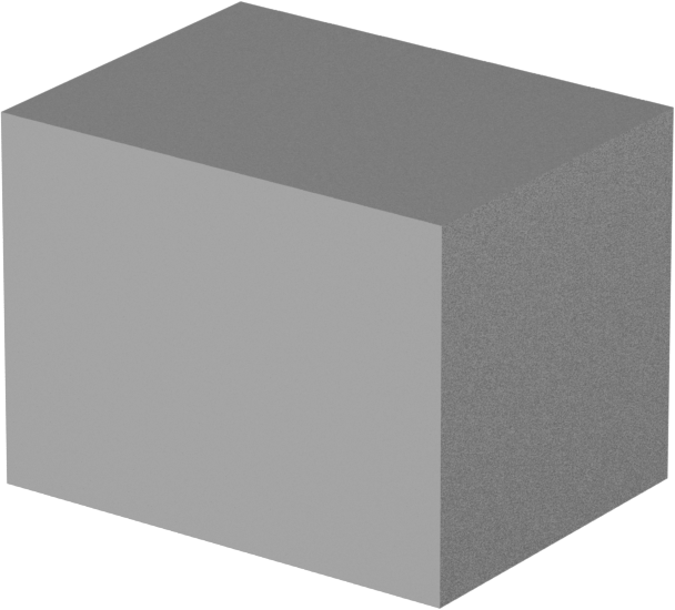 Makine Anahtarı, 1008-1045 Çelik, 3/16" x 3/16", 1/4" Uzunluk, Küçük Boyutlu