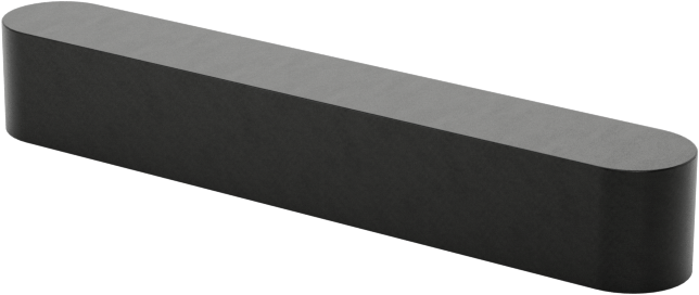 Makine Anahtarı, Yuvarlatılmış, Çelik, 3/16" x 3/16", 1-1/4" Uzunluk, Büyük Boy