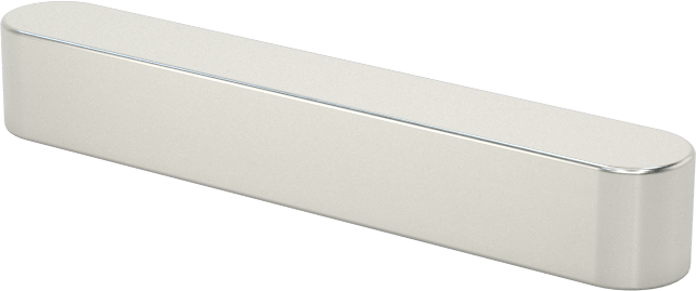 Makine Anahtarı, Yuvarlatılmış, Çelik, 3/16" x 3/16", 1-1/4" Uzunluk, Küçük Boyutlu