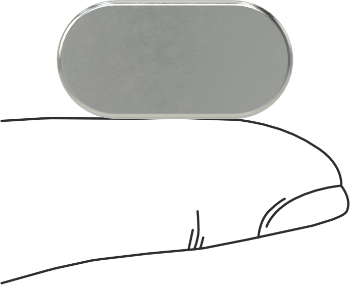 Makine Anahtarı, Yuvarlatılmış, 1008-1045 Çelik, 1/2" x 1/2", 1" Uzunluk, Küçük Boyutlu
