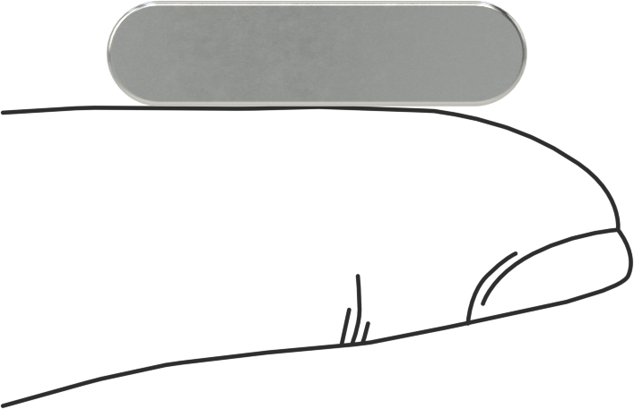Makine Anahtarı, Yuvarlatılmış, 1008-1045 Çelik, 1/4" x 1/4", 1" Uzunluk, Küçük Boyutlu