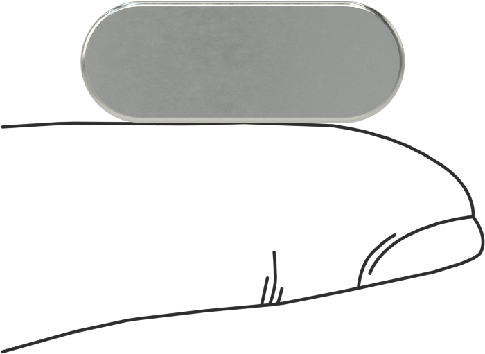 Makine Anahtarı, Yuvarlatılmış, 1008-1045 Çelik, 3/8" x 3/8", 1" Uzunluk, Küçük Boyutlu