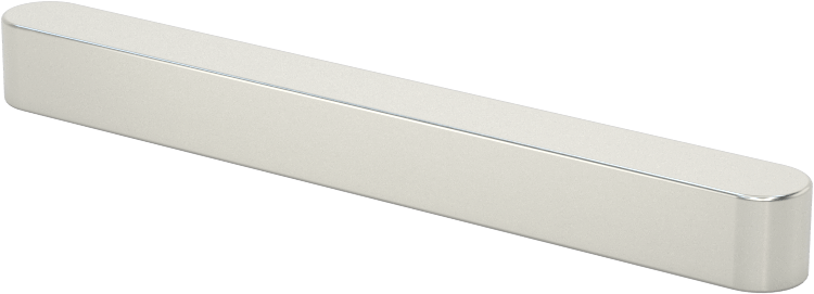Makine Anahtarı, Yuvarlatılmış, Çelik, 1/4" x 1/4", 2-1/2" Uzunluk, Küçük Boyutlu