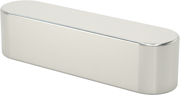 Makine Anahtarı, Yuvarlatılmış, Çelik, 3/16" x 3/16", 3/4" Uzunluk, Küçük Boyutlu
