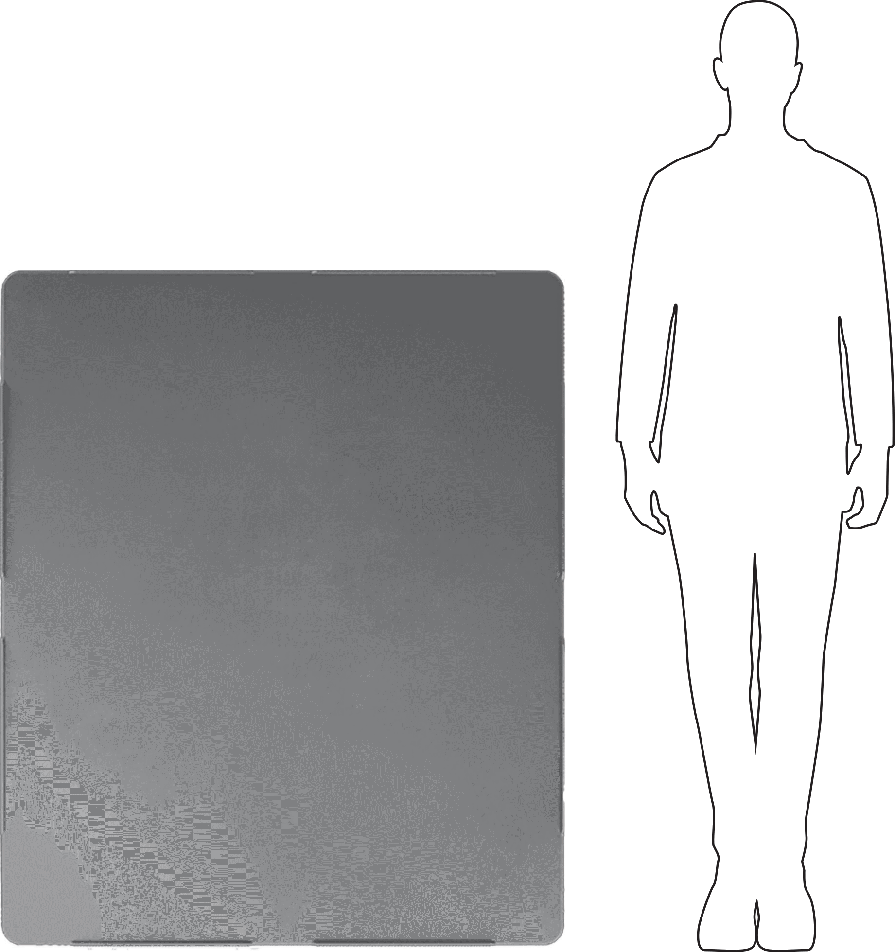 İstiflenebilir Plastik Palet, Katı Yüzey, 40“ Genişlik x 48” Derinlik x 6-1/8" Toplam Yükseklik