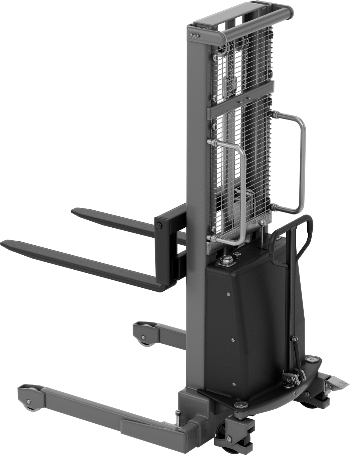 Çatallı Akülü Yüksek Ulaşımlı Forklift