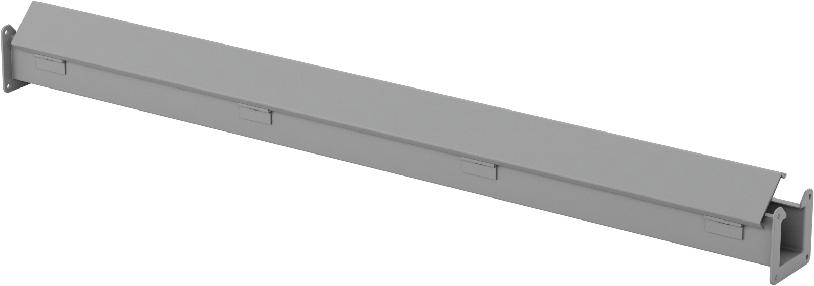 Toz Dayanıklı Yuvarlanma Yolu, 2-1/2“ Genişlik x 2-1/2” Derinlik, 4 Fit Uzunluk