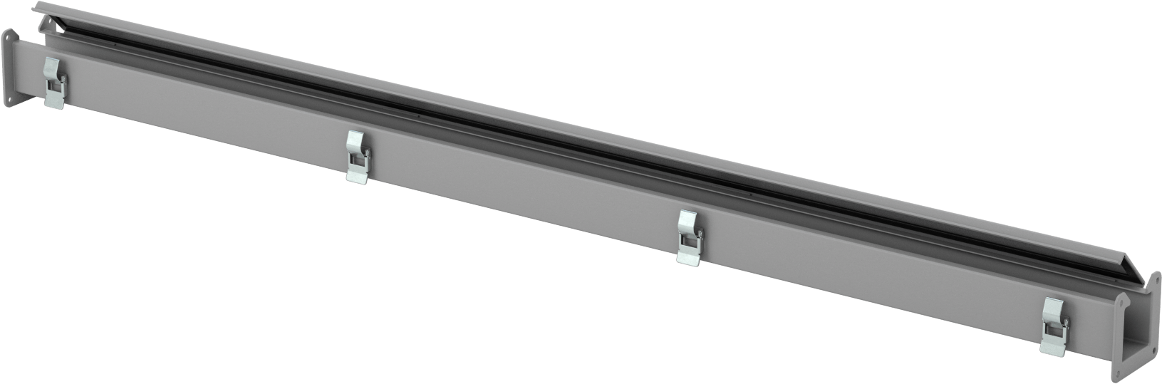 Toz Dayanıklı Yuvarlanma Yolu, 2-1/2“ Genişlik x 2-1/2” Derinlik, 5 Fit Uzunluk