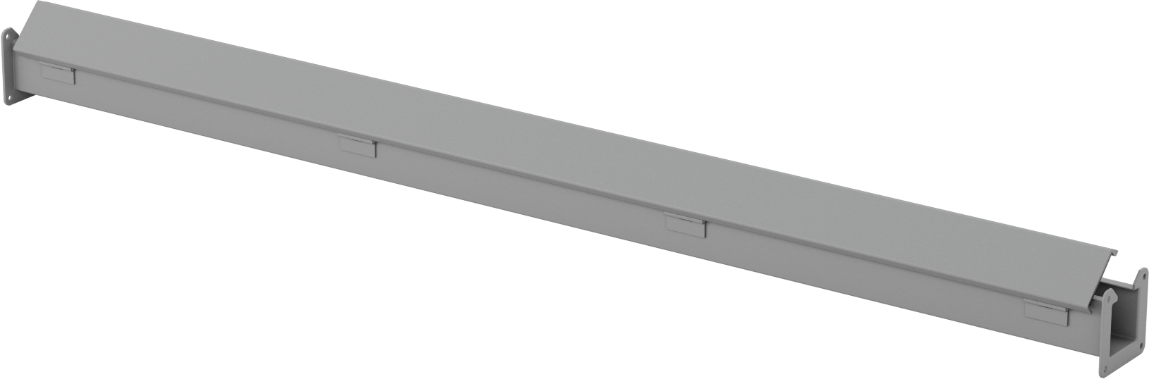 Toz Dayanıklı Yuvarlanma Yolu, 2-1/2“ Genişlik x 2-1/2” Derinlik, 5 Fit Uzunluk