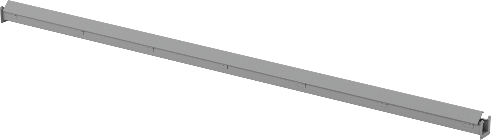 Toz Dayanıklı Yuvarlanma Yolu, 2-1/2“ Genişlik x 2-1/2” Derinlik, 10 Fit Uzunluk