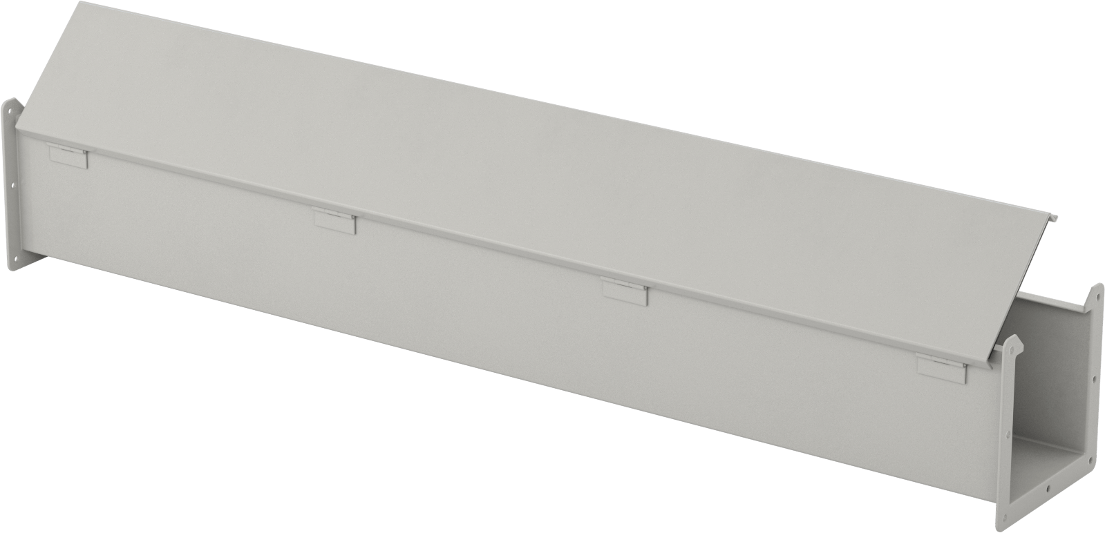 Toz Dayanıklı Yuvarlanma Yolu, 6“ Genişlik x 6” Derinlik, 4 Fit Uzunluk