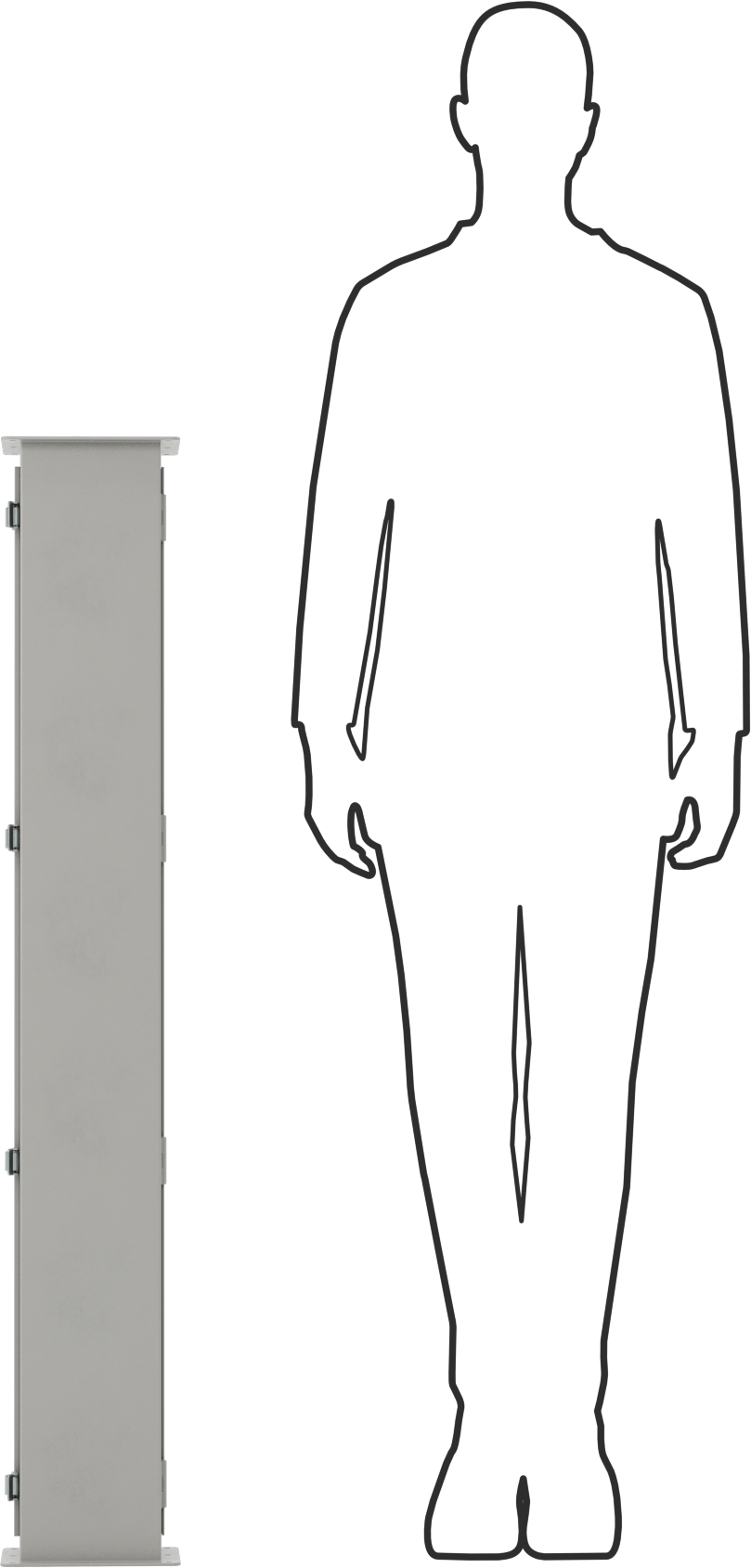 Toz Dayanıklı Yuvarlanma Yolu, 6“ Genişlik x 6” Derinlik, 4 Fit Uzunluk