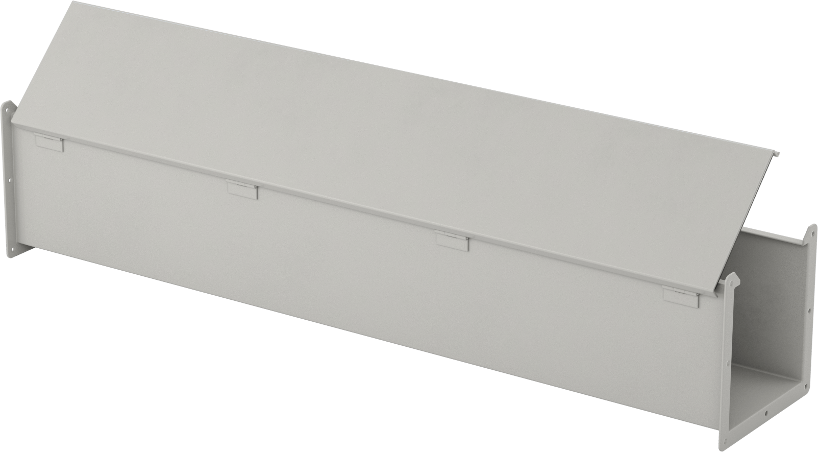 Toz Dayanıklı Yuvarlanma Yolu, 8 inç Genişlik x 8 inç Derinlik, 4 Fit Uzunluk