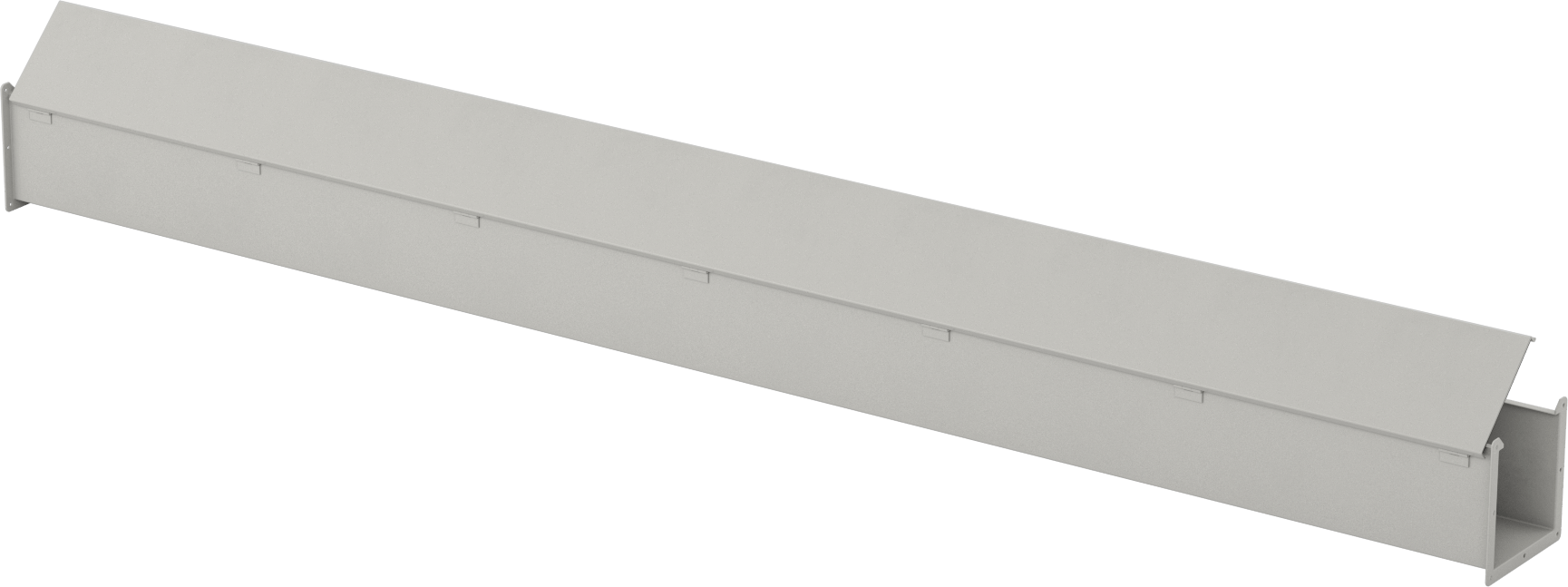 Toz Dayanıklı Yuvarlanma Yolu, 8 inç Genişlik x 8 inç Derinlik, 10 Fit Uzunluk
