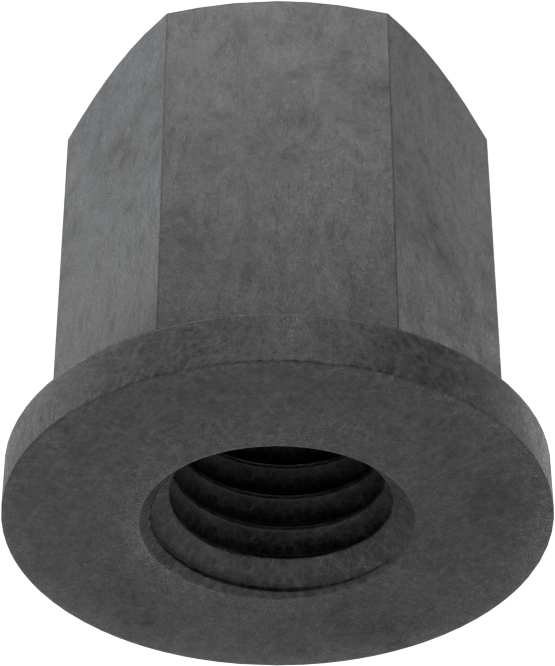 Fiberglas flanş somunu, 5/8"-11 Diş Boyutu