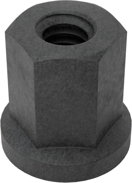 Fiberglas flanş somunu, 1/4"-20 Diş Boyutu