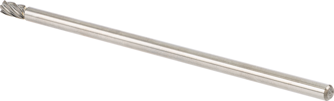 Yumuşak Metaller ve Plastik için Ekstra Uzun Frez, Düz Silindir, 1/4" Baş Çapı