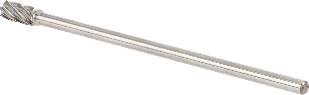 Yumuşak Metaller ve Plastik için Ekstra Uzun Frez, Düz Silindir, 3/8" Baş Çapı