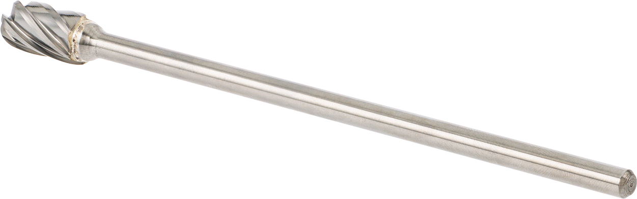 Yumuşak Metaller ve Plastik için Ekstra Uzun Frez, Yuvarlak Silindir, 1/2" Baş Çapı