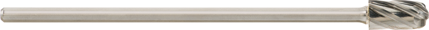 Yumuşak Metaller ve Plastik için Ekstra Uzun Frez, Yuvarlak Silindir, 1/2" Baş Çapı