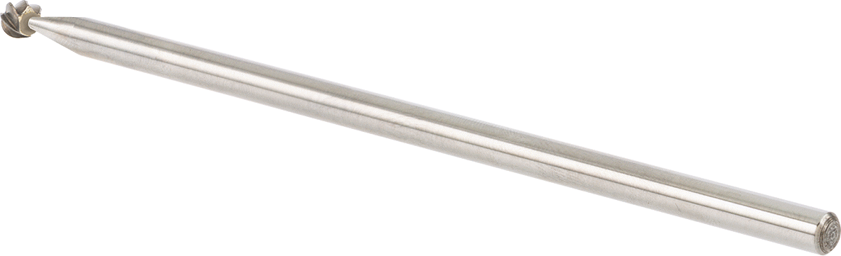 Yumuşak Metaller ve Plastik için Ekstra Uzun Frez, Bilye, 1/4" Baş Çapı