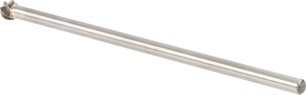 Yumuşak Metaller ve Plastik için Ekstra Uzun Frez, Bilye, 3/8" Baş Çapı