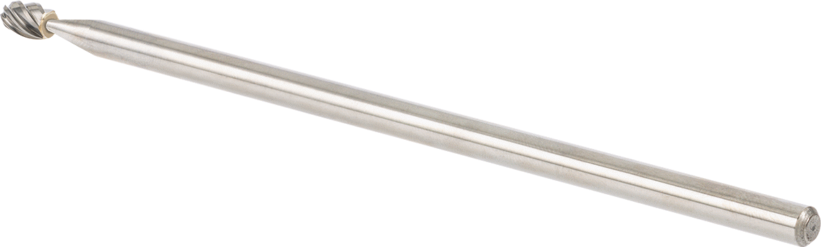 Yumuşak Metaller ve Plastik için Ekstra Uzun Frez, Oval, 1/4" Baş Çapı