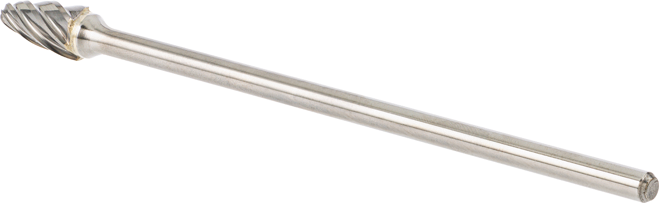 Yumuşak Metaller ve Plastik için Ekstra Uzun Frez, Yuvarlak Ağaç, 1/2" Baş Çapı