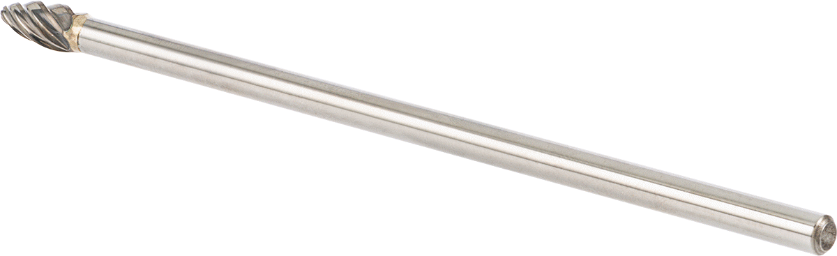 Yumuşak Metaller ve Plastik için Ekstra Uzun Frez, Alev, 5/16" Baş Çapı