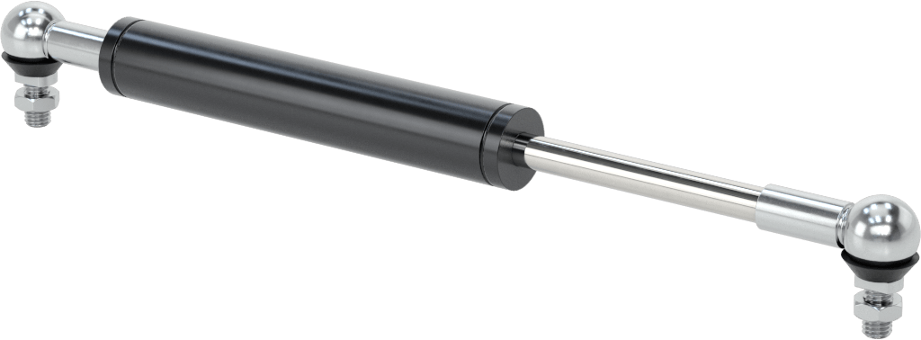 Sıkıştırma ve Uzatma Lineer Hız Sınırlayıcı, 2" Strok Uzunluğu, 7,3" Uzatılmış Uzunluk