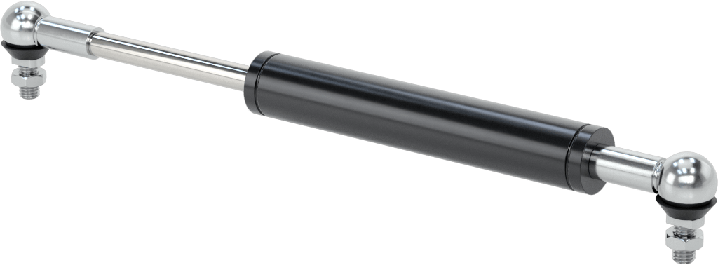 Sıkıştırma ve Uzatma Lineer Hız Sınırlayıcı, 2" Strok Uzunluğu, 7,3" Uzatılmış Uzunluk