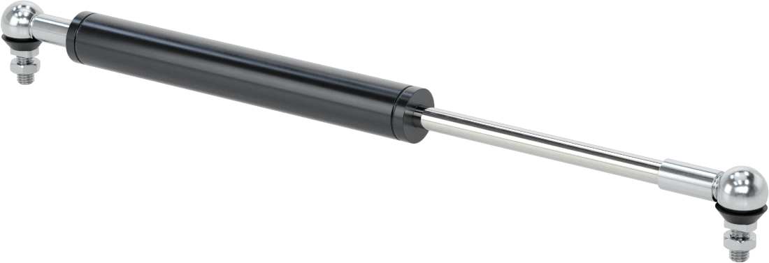 Sıkıştırma ve Uzatma Lineer Hız Sınırlayıcı, 3" Strok Uzunluğu, 9,3" Uzatılmış Uzunluk