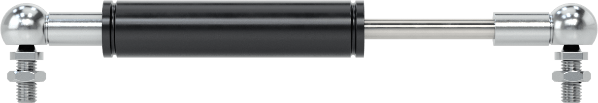 Sıkıştırma ve Uzatma Lineer Hız Sınırlayıcı, 2" Strok Uzunluğu, 8,2" Uzatılmış Uzunluk