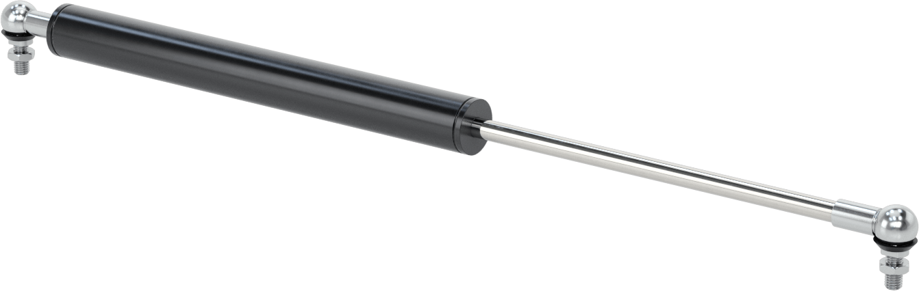 Sıkıştırma ve Uzatma Lineer Hız Sınırlayıcı, 7,9" Strok Uzunluğu, 20,4" Uzatılmış Uzunluk