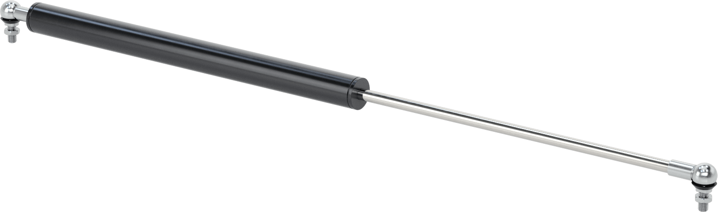 Sıkıştırma ve Uzatma Lineer Hız Sınırlayıcı, 11,8" Strok Uzunluğu, 28,3" Uzatılmış Uzunluk