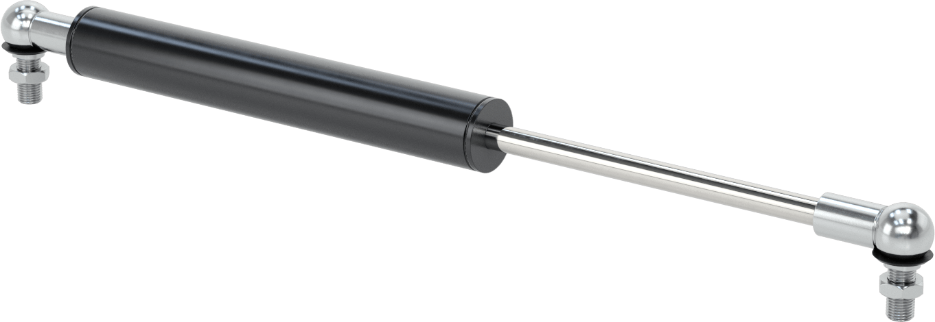 Sıkıştırma ve Uzatma Lineer Hız Sınırlayıcı, 7,9" Strok Uzunluğu, 22,2" Uzatılmış Uzunluk