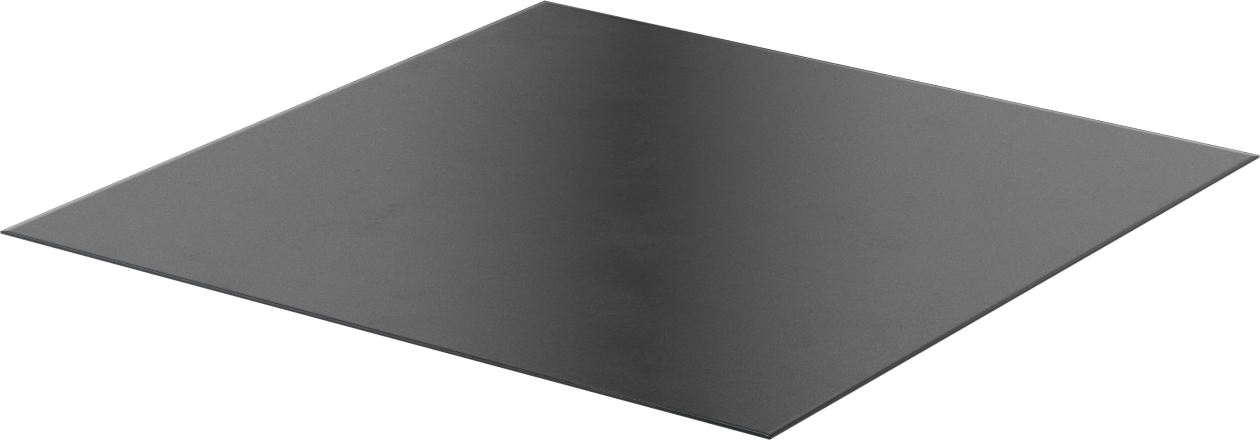 Statik Elektrik Giderici Yağa Dayanıklı Levha, Buna-N Kauçuk, 12" x 12", 1/32" Kalınlık