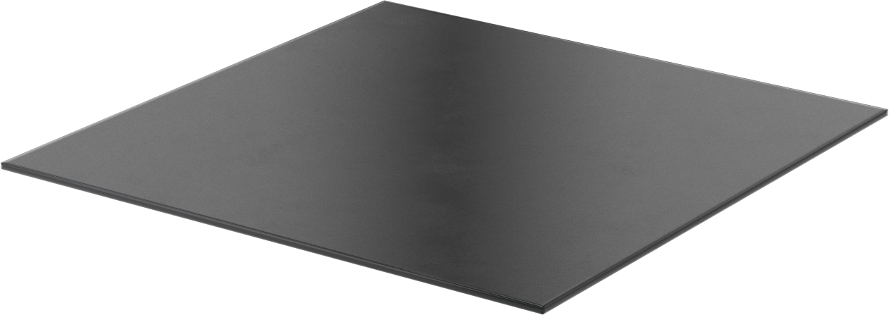 Statik Elektrik Giderici Yağa Dayanıklı Levha, Buna-N Kauçuk, 12" x 12", 1/8" Kalınlık