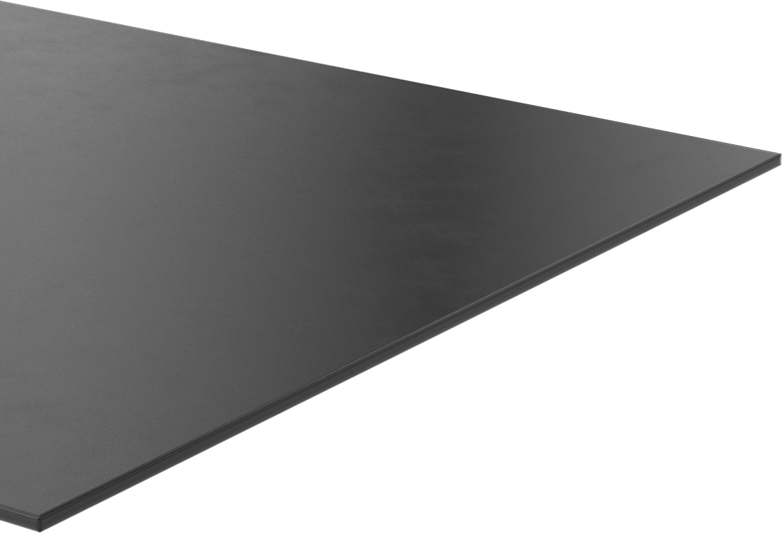 Statik Elektrik Giderici Yağa Dayanıklı Levha, Buna-N Kauçuk, 12" x 24", 1/8" Kalınlık