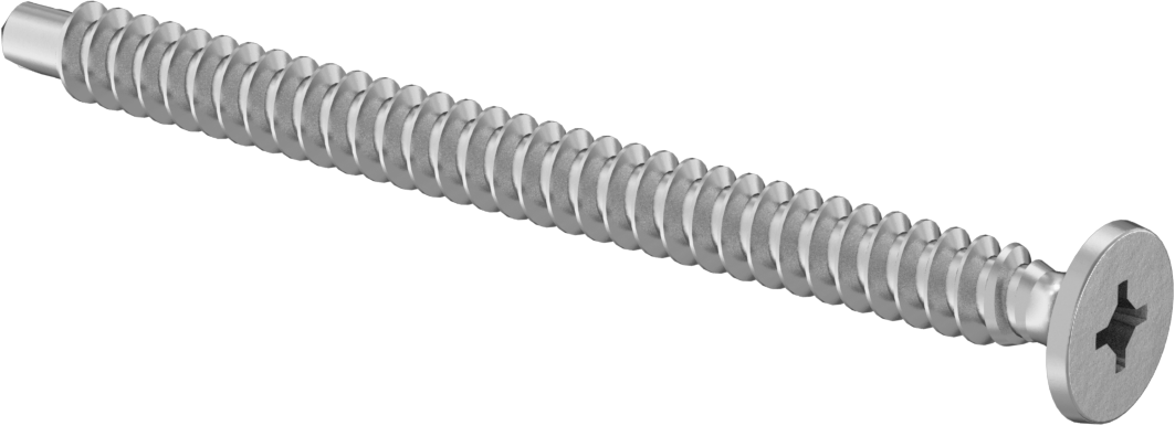 Çinko Kaplı Çelik Delme Vidaları, Alçıpanı Metal Çerçeveye Birleştirir, 10 Numaralı Boyut, 2-1/2" Uzunluk