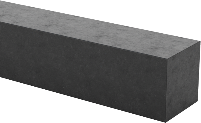 8630 Alaşımlı Çelik Makine Anahtarı Stoku, 12" Uzunluk, 3/16“ Yükseklik x 3/16” Genişlik, Küçük Boyutlu