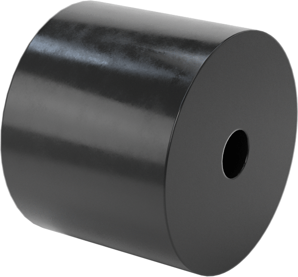 Titreşim Sönümleyici Dişsiz Ara Parça, 1-1/4" OD, 1" Uzunluk, 1/4" Vida Boyutu için