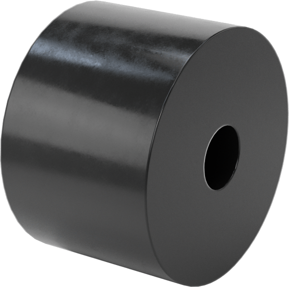 Titreşim Sönümleyici Dişsiz Ara Parça, 1-1/2" OD, 1" Uzunluk, 3/8" Vida Boyutu için
