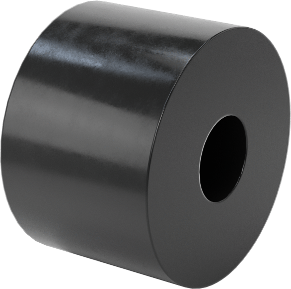 Titreşim Sönümleyici Dişsiz Ara Parça, 1-1/2" OD, 1" Uzunluk, 1/2" Vida Boyutu için
