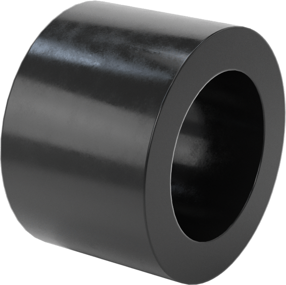 Titreşim Sönümleyici Dişsiz Ara Parça, 1-1/2" OD, 1" Uzunluk, 1" Vida Boyutu için