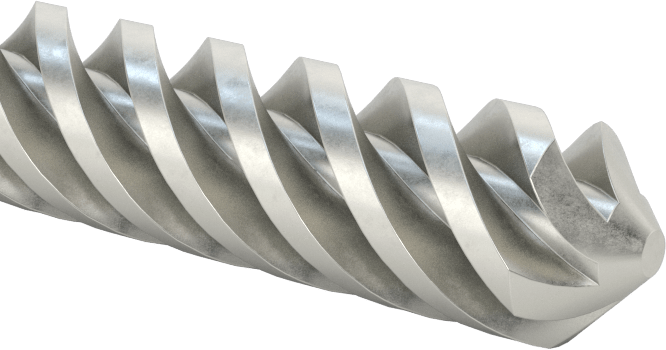 1018 Karbonlu Çelik Hassas Acme Kılavuz Vida, Hızlı Hareket, Sağ El, 3/8"-5 Diş, 3 Fit Uzunluk, 5:1 Speed