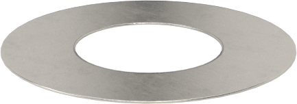 18-8 Paslanmaz Çelik Şimler, 5/64" ID x 5/32" OD, 0,001 inç Kalınlık