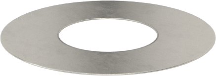 18-8 Paslanmaz Çelik Şimler, 3/32" ID x 13/64" OD, 0,001 inç Kalınlık