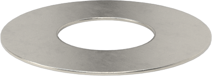 18-8 Paslanmaz Çelik Şimler, 3/32" ID x 13/64" OD, 0,003" Kalınlık