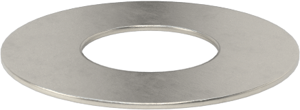 18-8 Paslanmaz Çelik Şimler, 3/32" ID x 13/64" OD, 0,004 inç Kalınlık